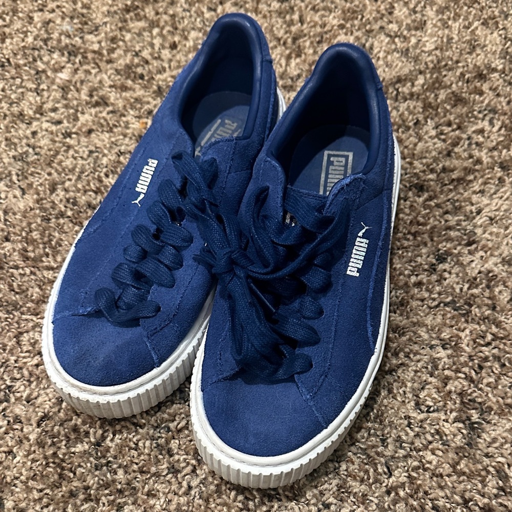 Puma Navy Blue Athletic Shoes